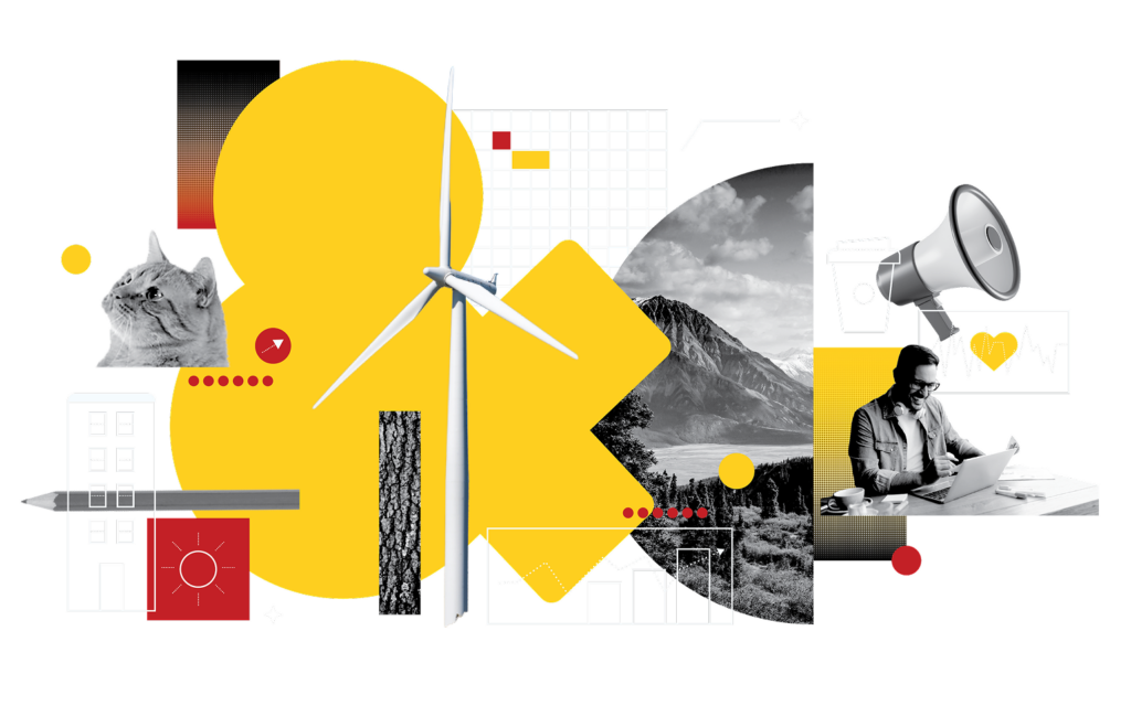 collage showing different industries and verticals serviced by AMPCOMM